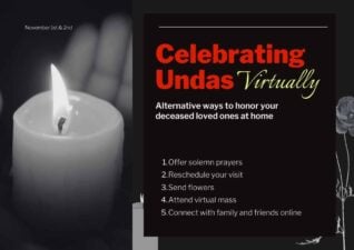 Simple Celebrating Undas Virtually Poster