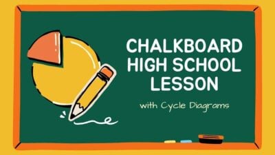 Slides Carnival Google Slides and PowerPoint Template Simple Chalkboard High School Lesson with Cycle Diagrams 1