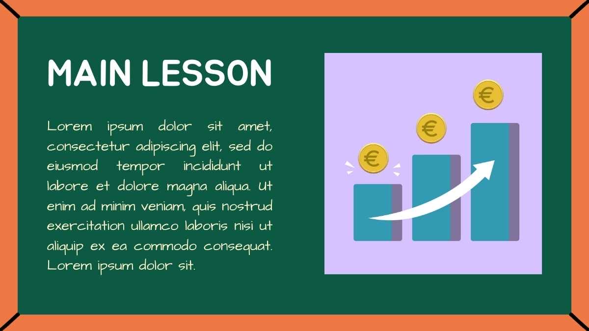 Simple Chalkboard High School Lesson with Cycle Diagrams - slide 4