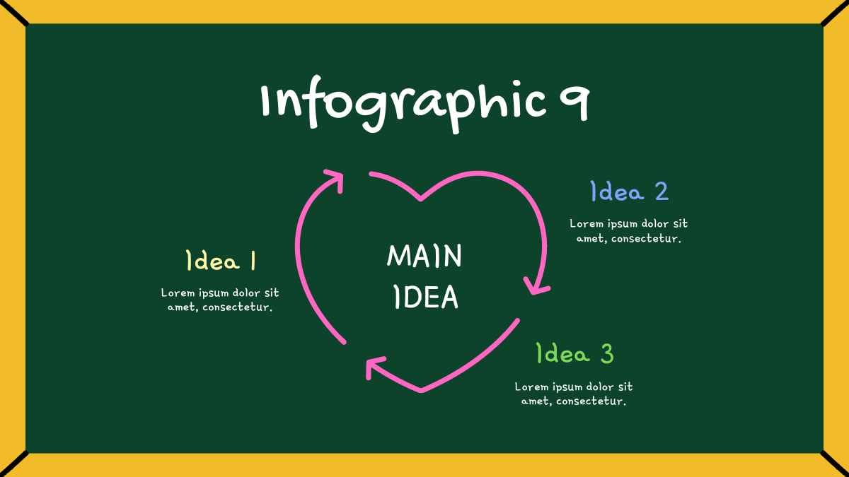 Simple Chalkboard Infographics - slide 10