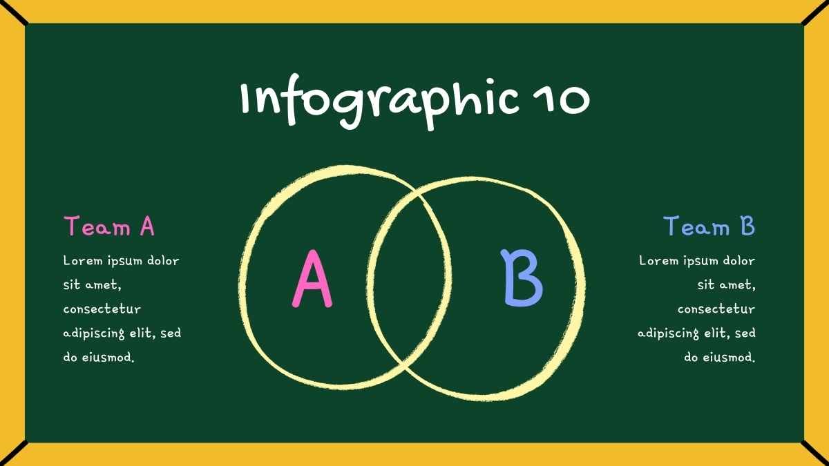 Simple Chalkboard Infographics - slide 11