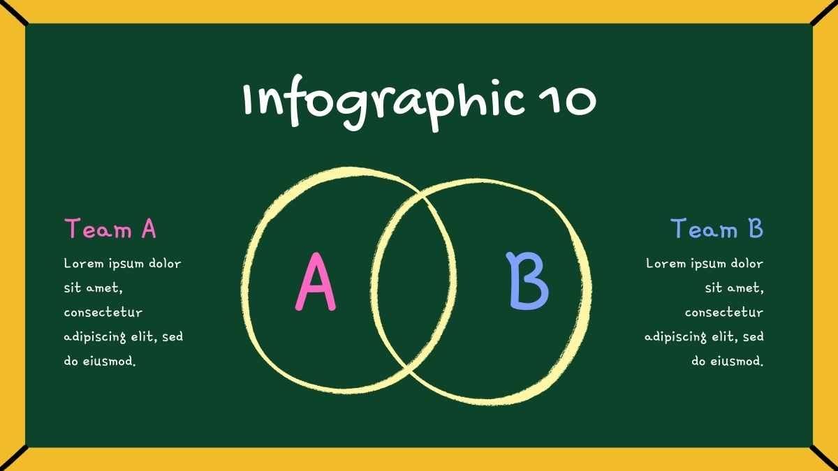 Simple Chalkboard Infographics - slide 11