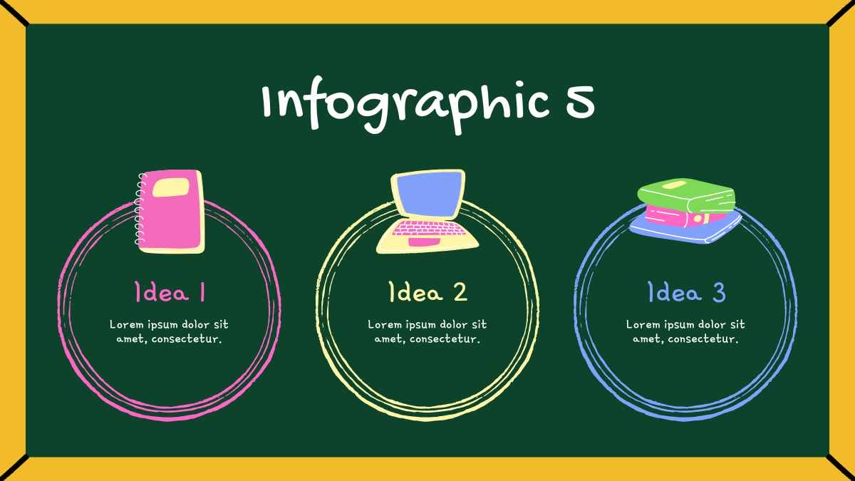 Simple Chalkboard Infographics - slide 7