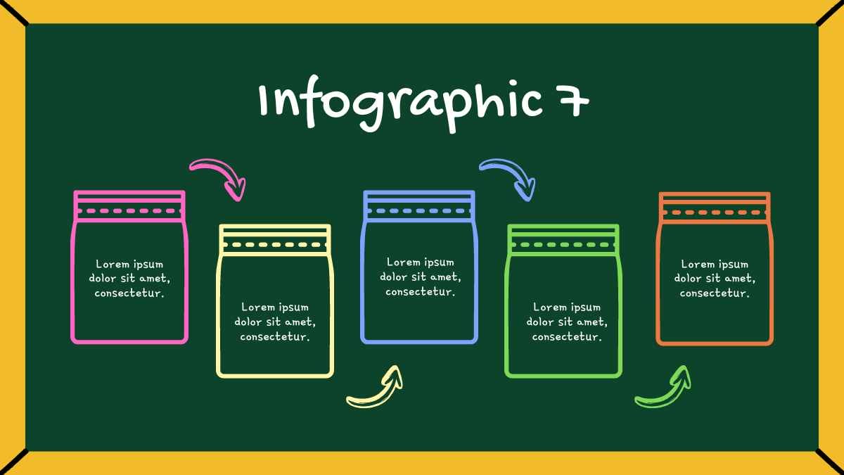 Simple Chalkboard Infographics - slide 8