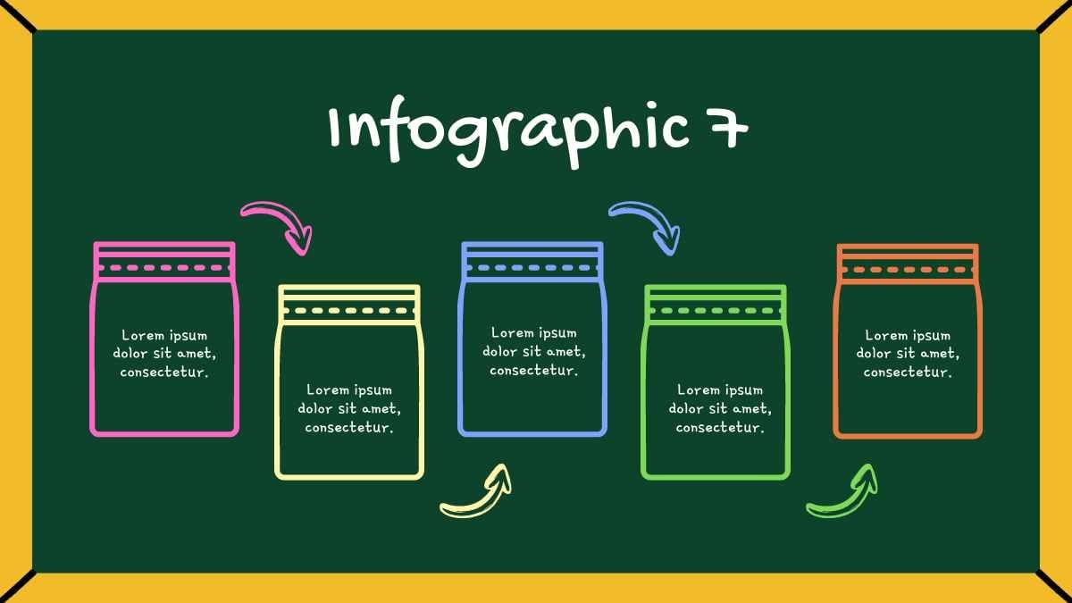 Simple Chalkboard Infographics - slide 8