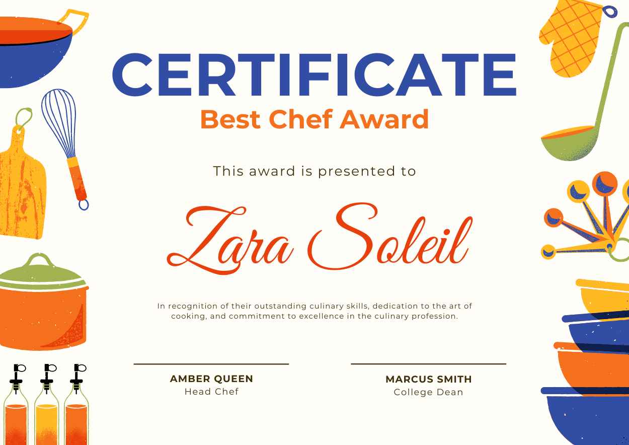 Simple Chef Certificates - slide 2