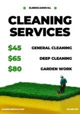 Simple Cleaning Services Advertising Flyer