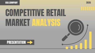 Simple Competitive Retail Market Analysis Slides