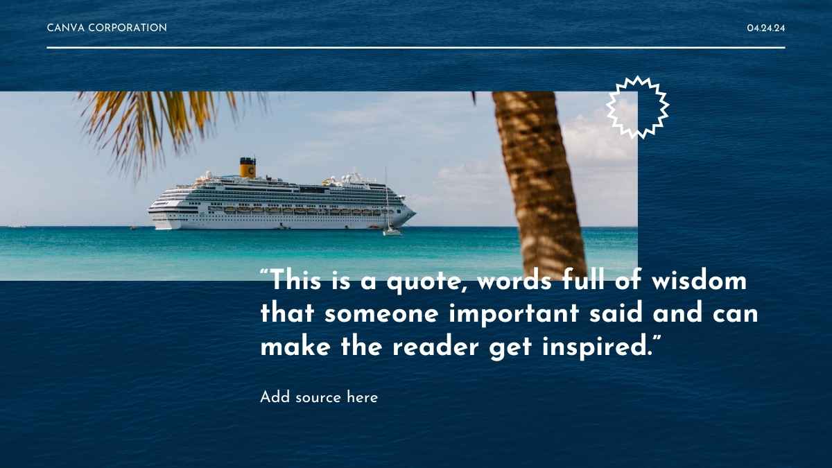 Simple Blue Cruise Ship Holidays Marketing Campaign - slide 12