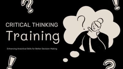 Simple Cute Critical Thinking Training Slides