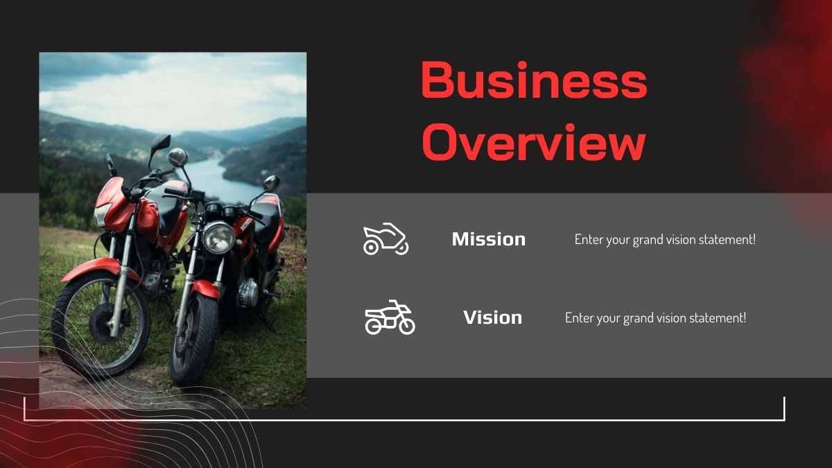 Simple Dark Motorcycle Shop Business Plan - slide 6