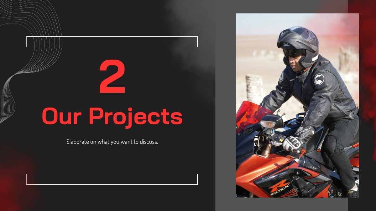 Simple Dark Motorcycle Shop Business Plan - slide 7