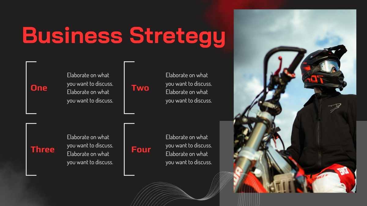 Simple Dark Motorcycle Shop Business Plan - slide 8