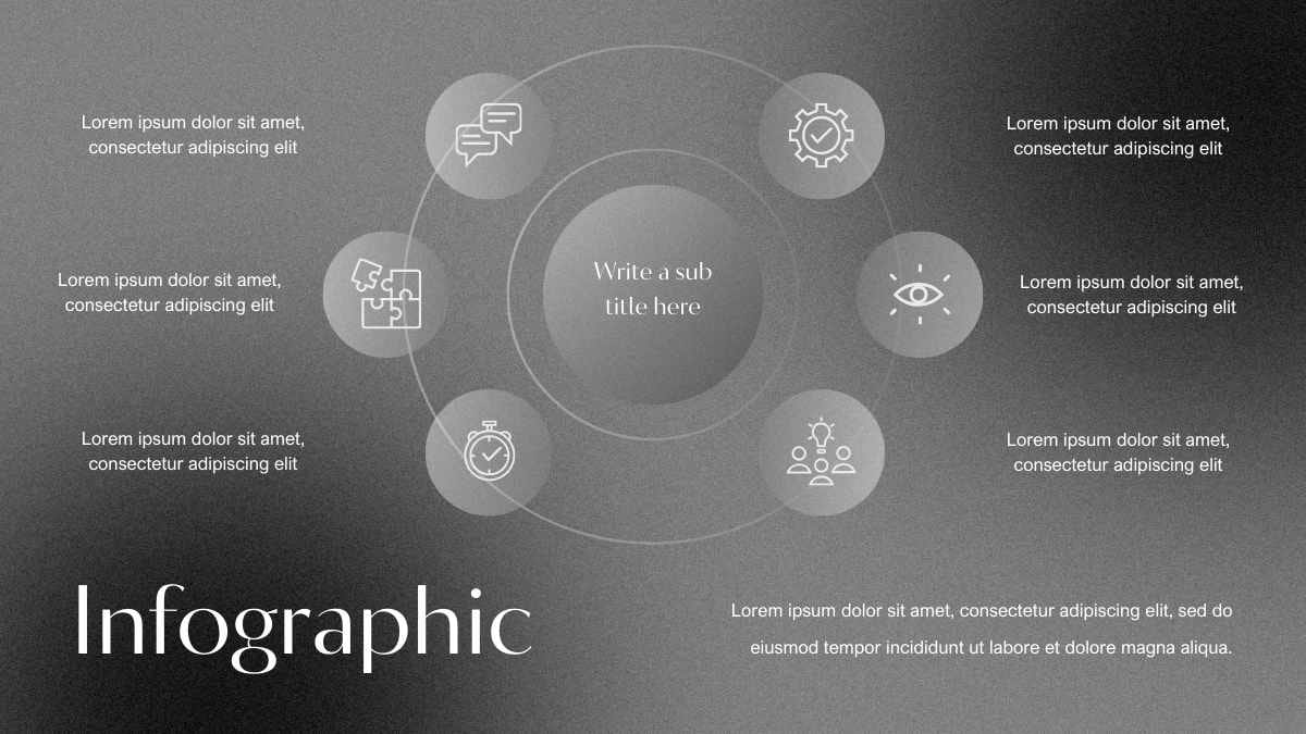 Simple Dark Sales Cycle Infographic - slide 7