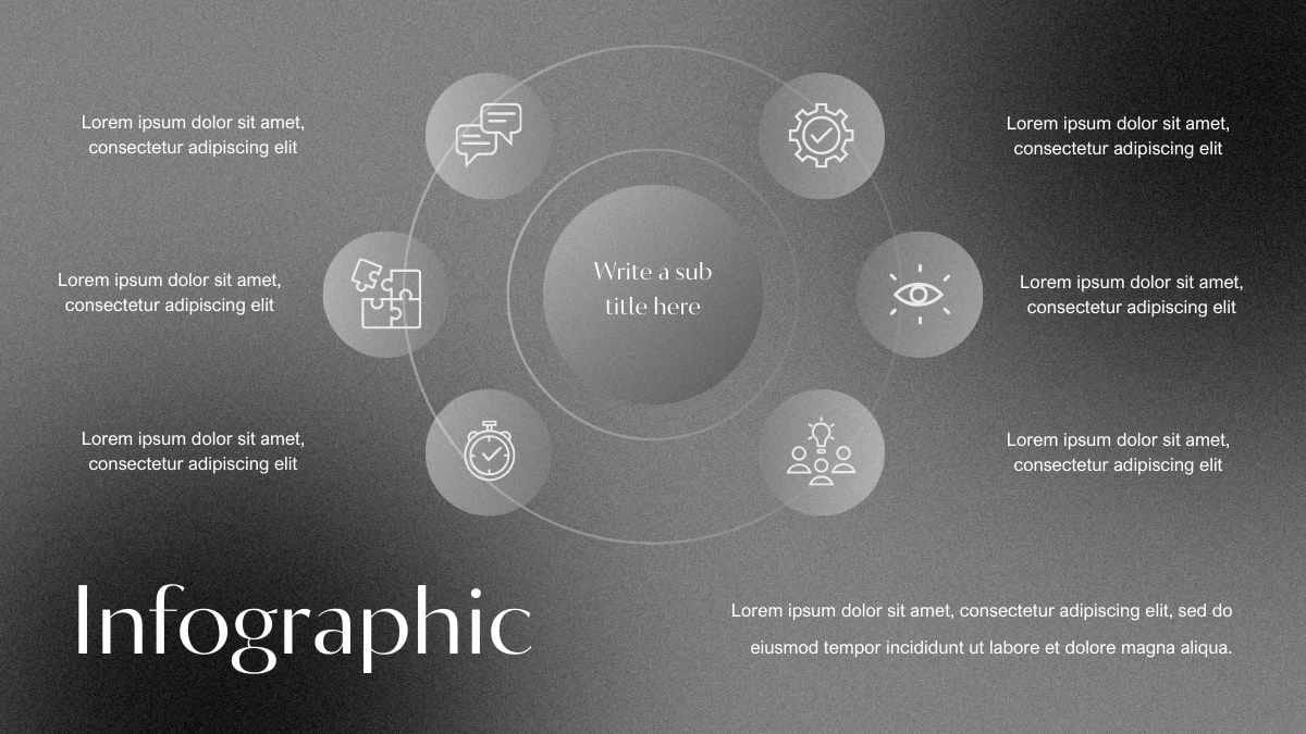 Simple Dark Sales Cycle Infographic - diapositiva 10