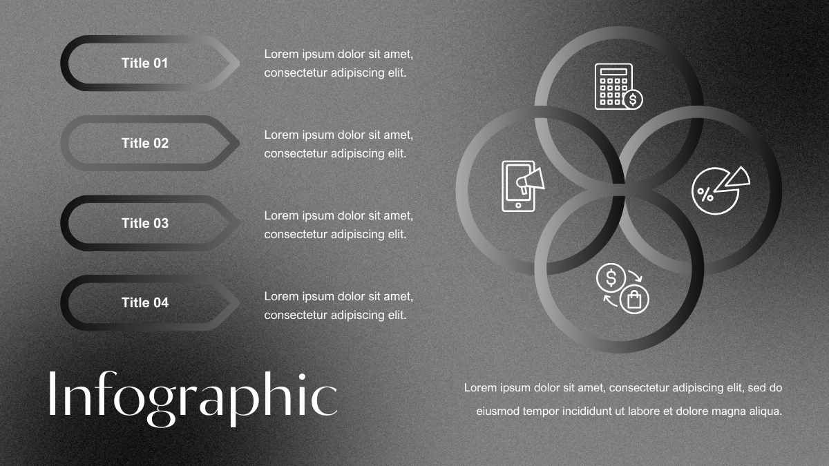 Simple Dark Sales Cycle Infographic - diapositiva 3