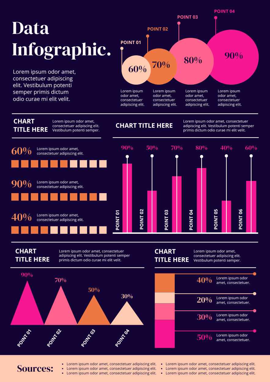 Simple Data Infographic - slide 1