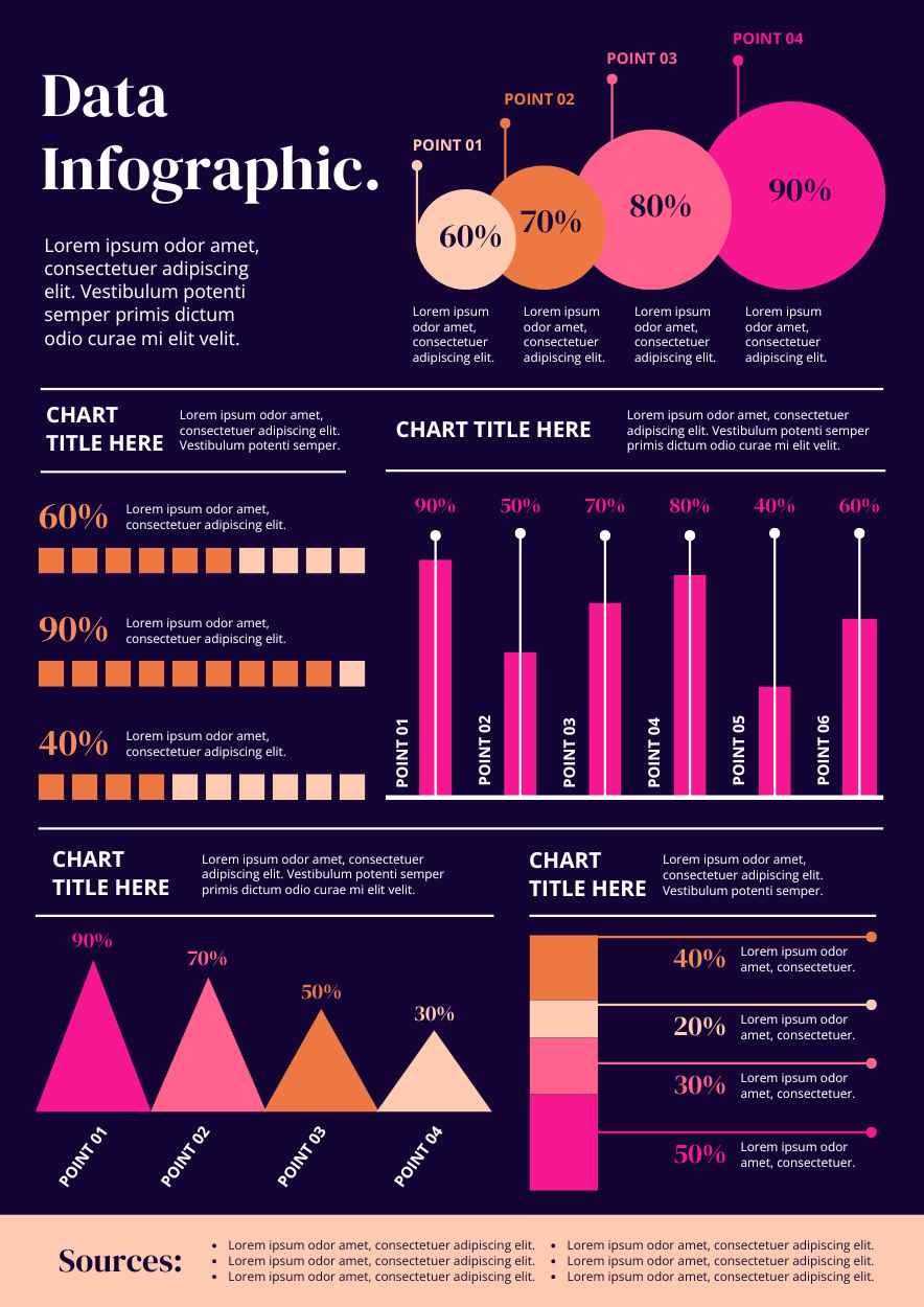 Simple Data Infographic - diapositiva 1