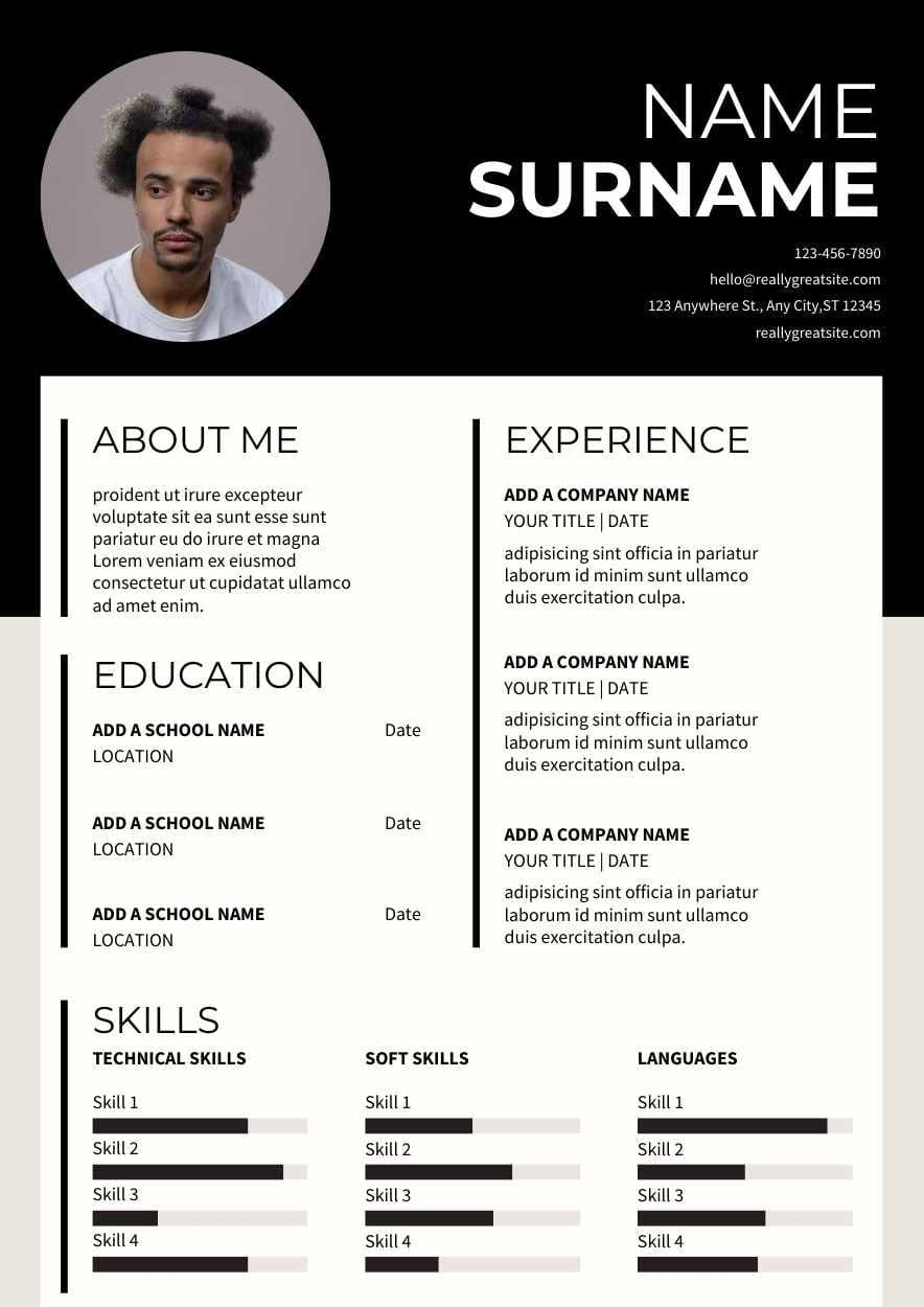 Simple Data Science Resume - slide 1