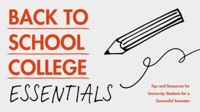 Simple Doodle Back to School College Essentials