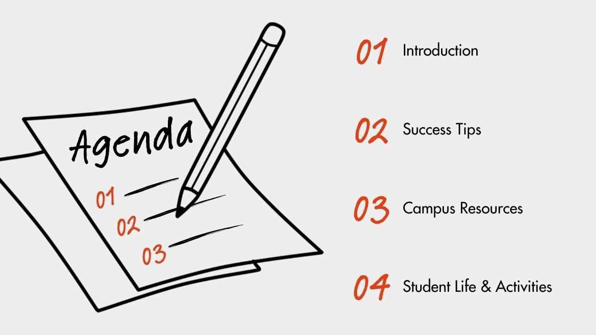 Simple Doodle Back to School College Essentials - diapositiva 2