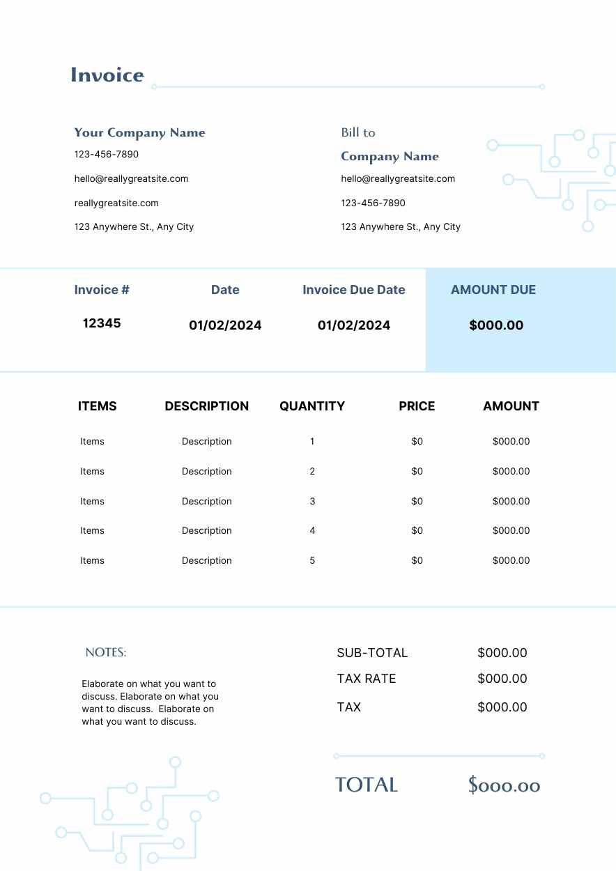 Simple Electrical Contractor Invoice - slide 4