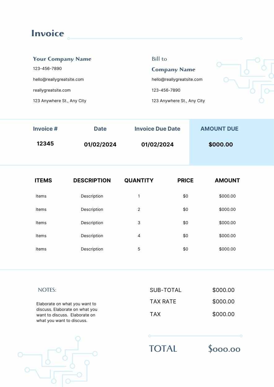 Simple Electrical Contractor Invoice - diapositiva 4