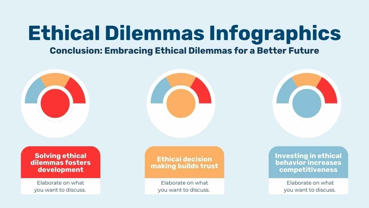 Simple Ethical Dilemmas Infographics - slide 10