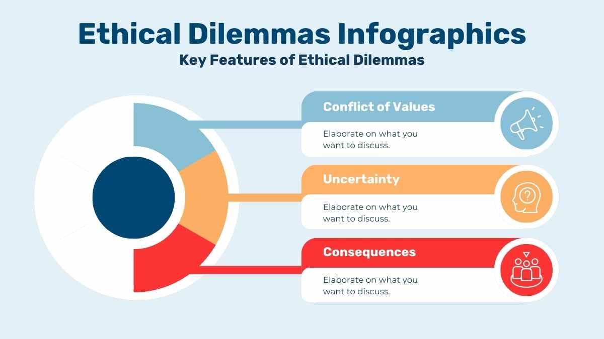 Simple Ethical Dilemmas Infographics - slide 3