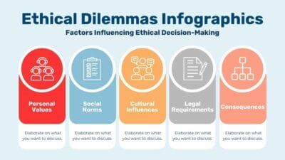 Slides Carnival Google Slides and PowerPoint Template Simple Ethical Dilemmas Infographics 4