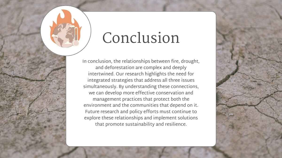 Simple Fire, Drought and Deforestation Relationships Thesis Defense - slide 15