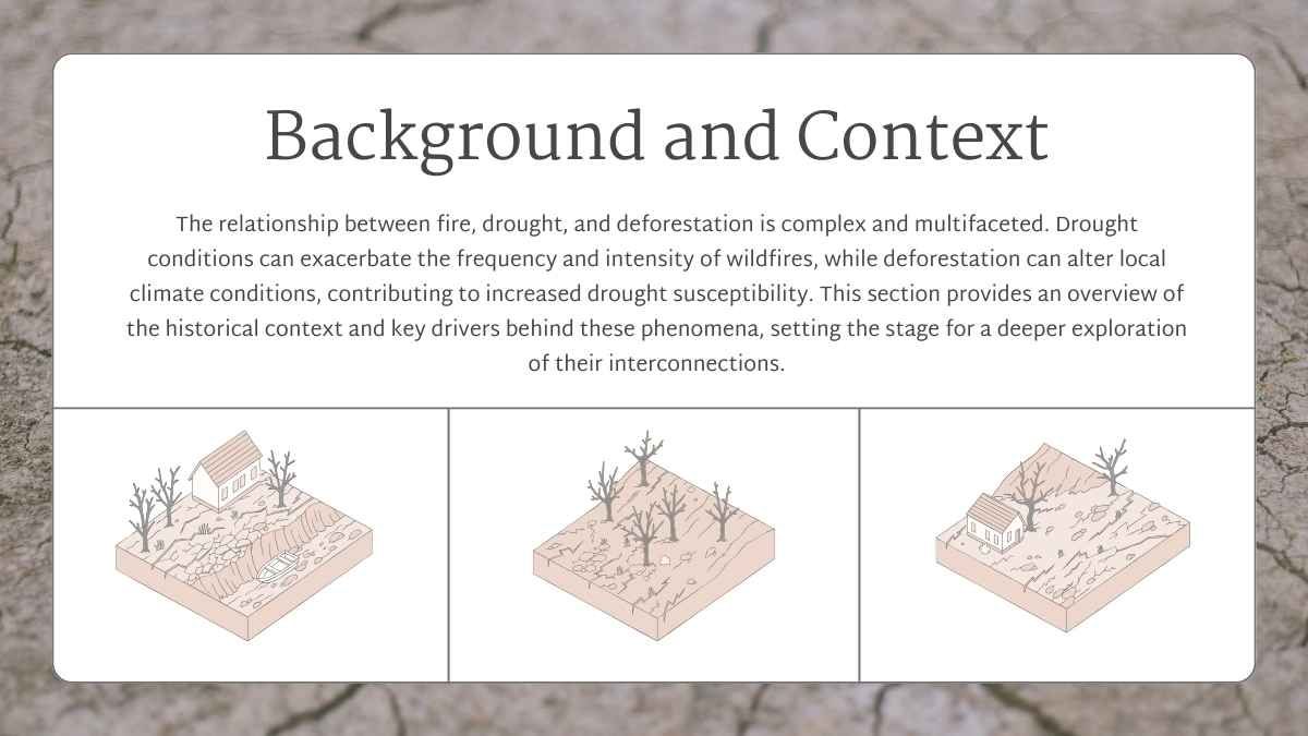 Simple Fire, Drought and Deforestation Relationships Thesis Defense - slide 4