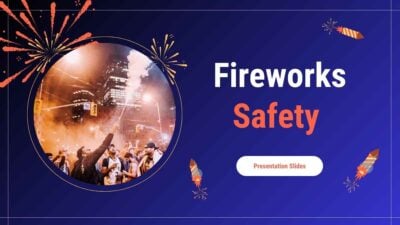 Slides Carnival Google Slides and PowerPoint Template Simple Fireworks Safety Slides 1