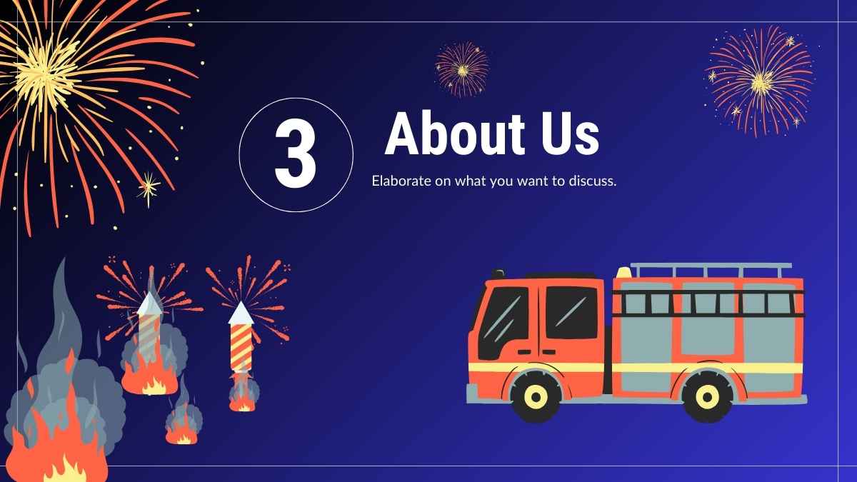 Simple Fireworks Safety Slides - slide 12