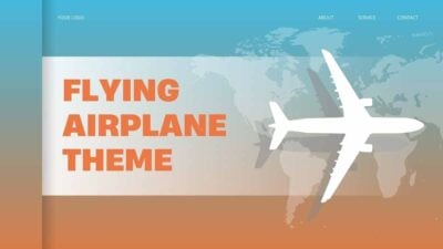 Simple Flying Airplane Theme