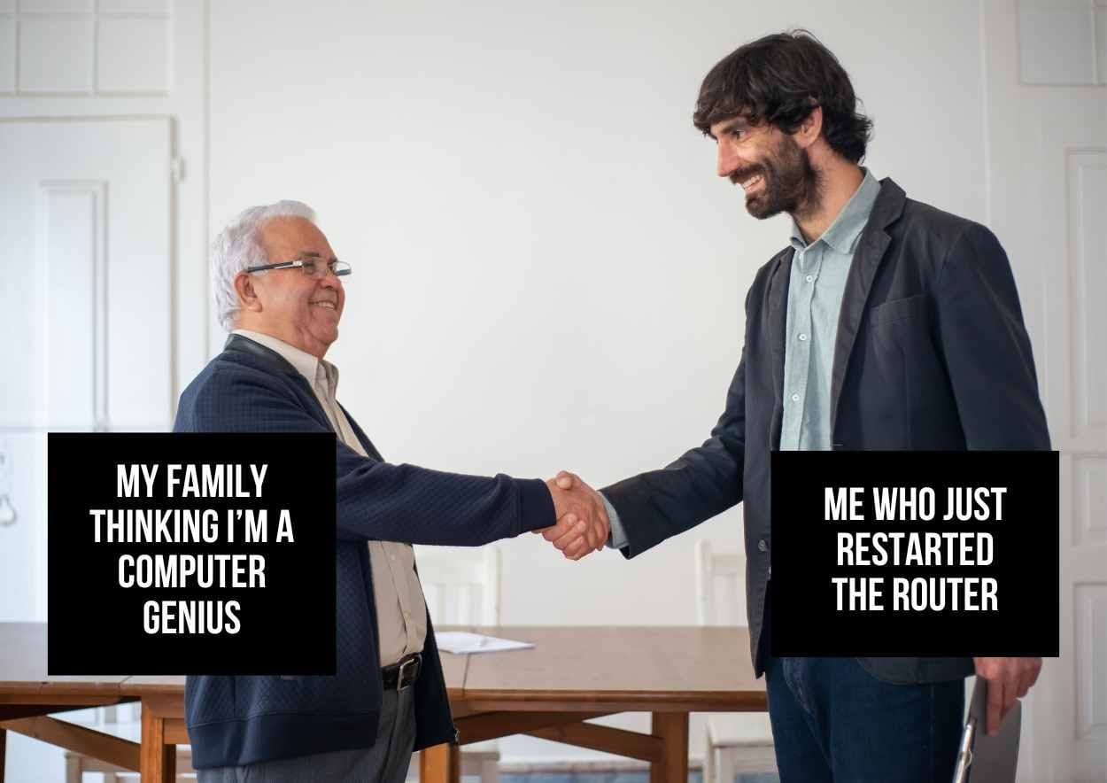 Simple Funny Handshake Meme Slides - slide 1