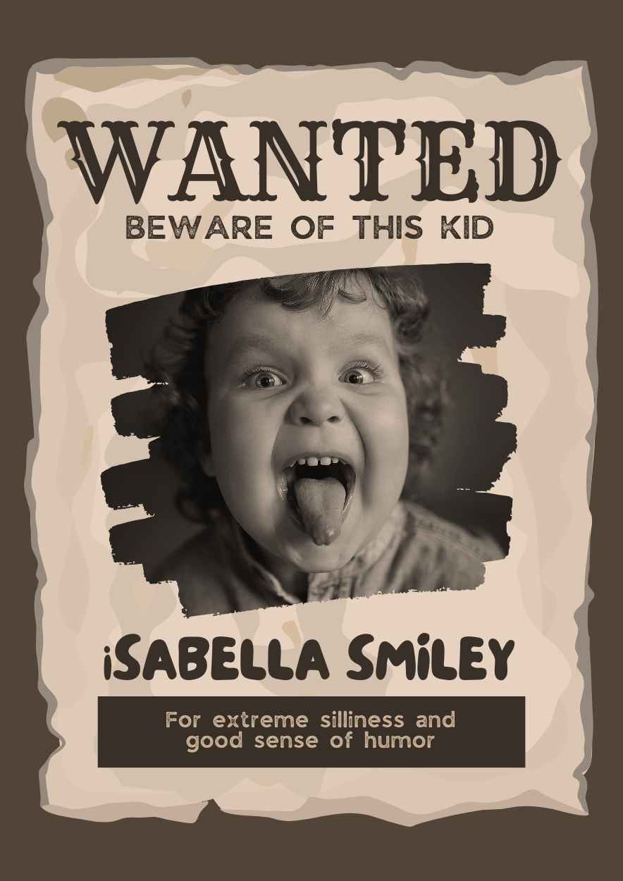 Simple Funny Wanted Poster - diapositiva 2