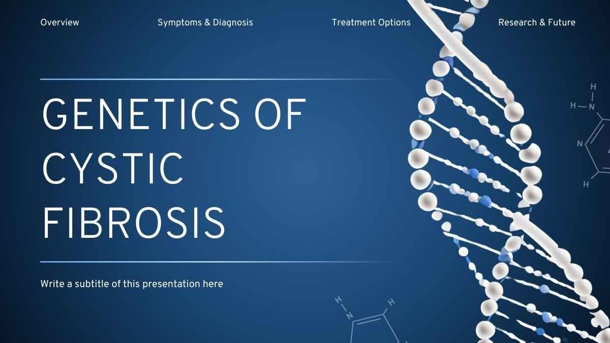 Simple Genetics Of Cystic Fibrosis Slides - slide 1