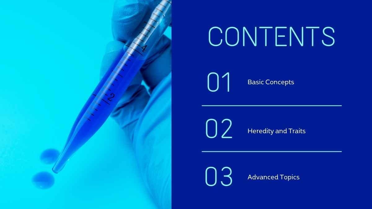 Simple Genetics Terminology Slides - slide 2