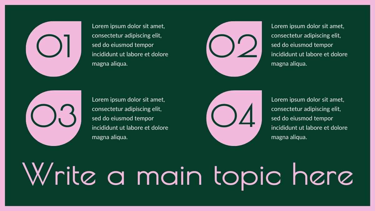 Simple Geometric Pink Brainstorm Slides - slide 13