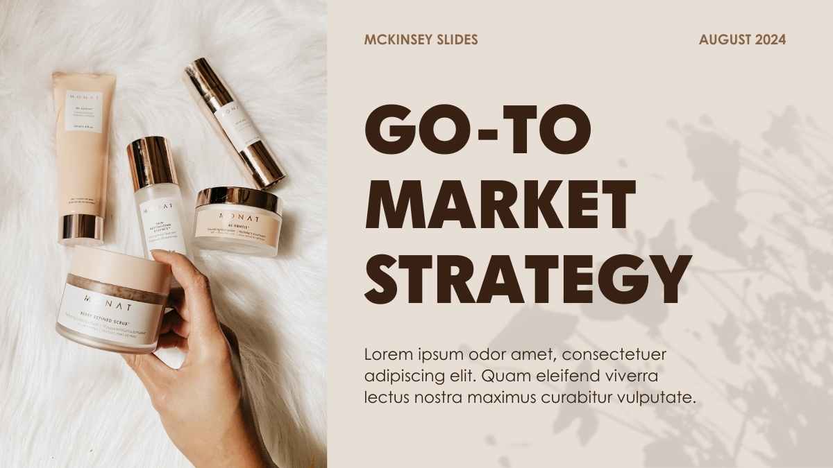 Simple Go-To-Market Strategy McKinsey Slides - slide 1