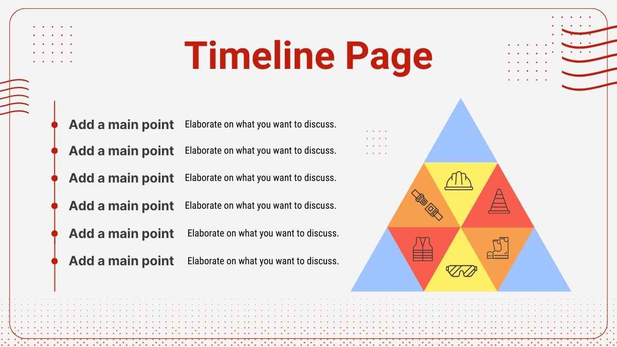 シンプルなハインリッヒ安全ピラミッド理論のインフォグラフィックスライド - slide 10