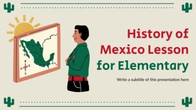 Slides Carnival Google Slides and PowerPoint Template Simple History of Mexico Lesson for Elementary 1