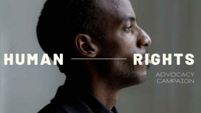 Minimalist Human Rights Advocacy Campaign