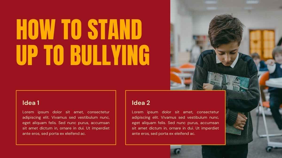 Simple Illustrated Bullying Slides for Elementary Students - slide 7