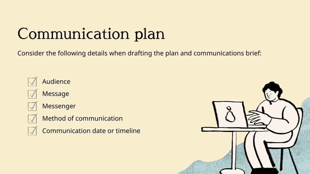 Simple Illustrated Change Management Communication Plan - slide 11