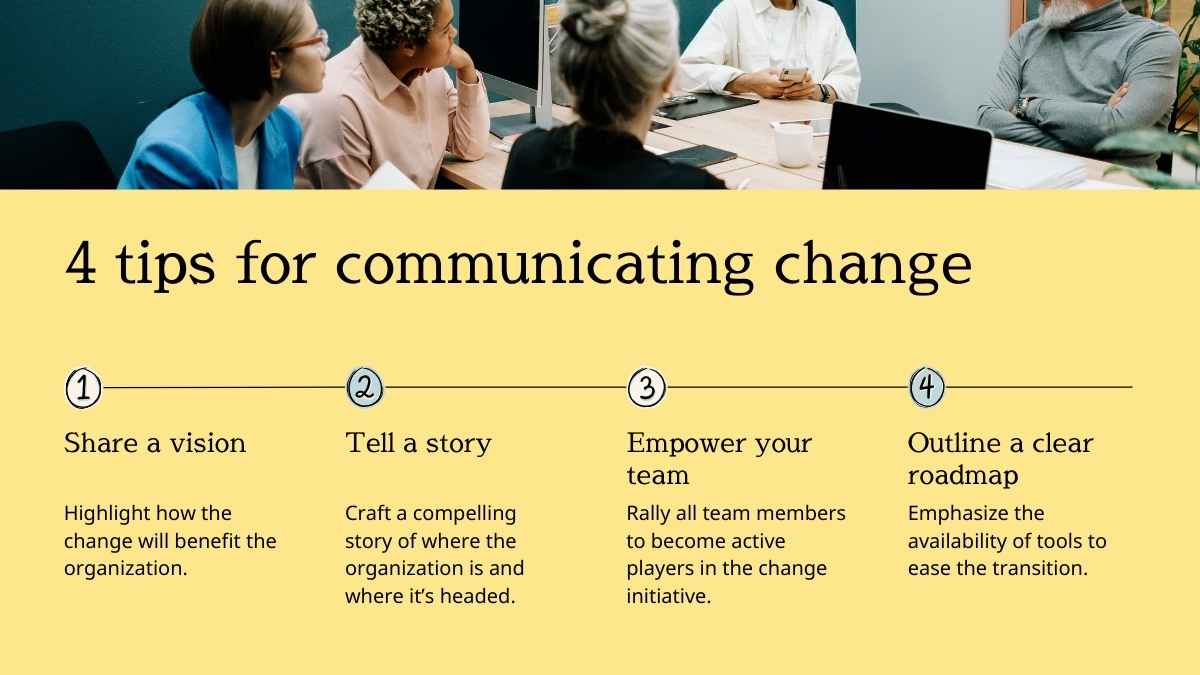 Simple Illustrated Change Management Communication Plan - slide 13