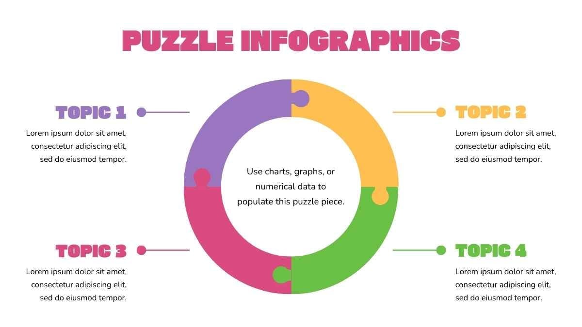 Infografías de Rompecabezas Ilustrados Simples - diapositiva 10