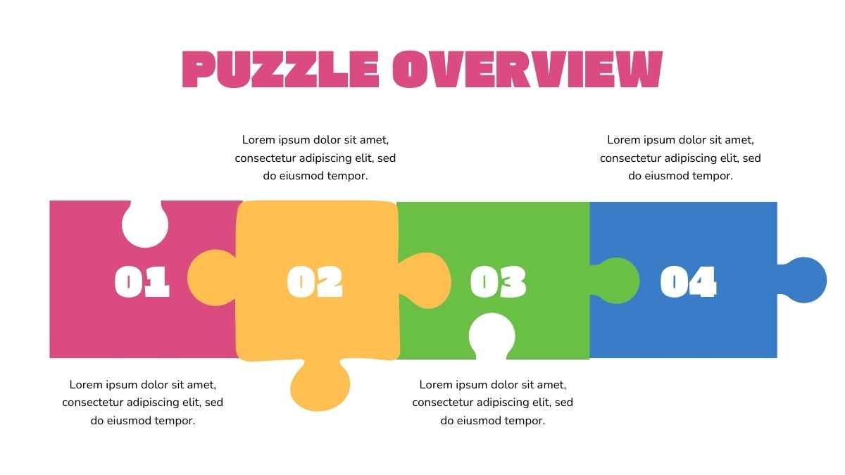 Infográficos de quebra-cabeças ilustrados simples - slide 3