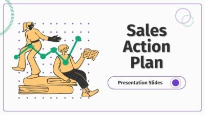 Simple Illustrated Sales Action Plan Slides